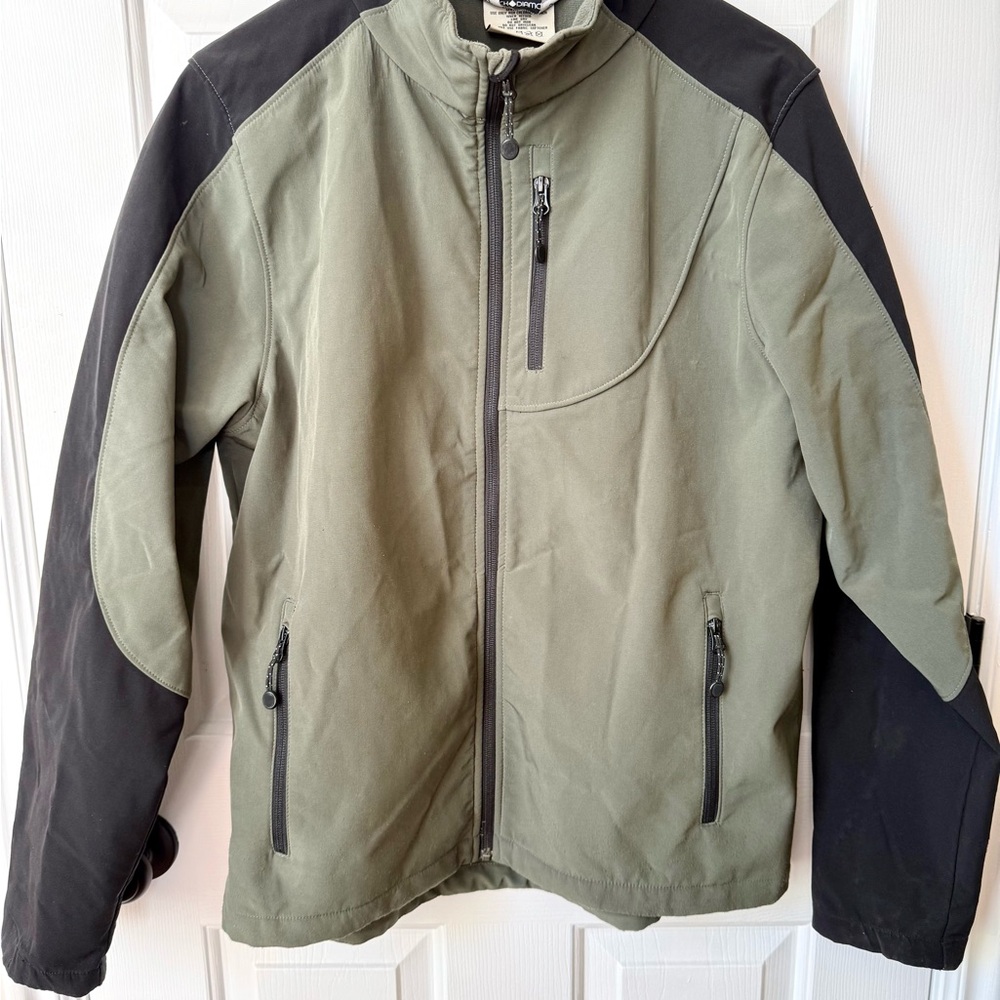 Black Diamond Olive and Black Performance Jacket